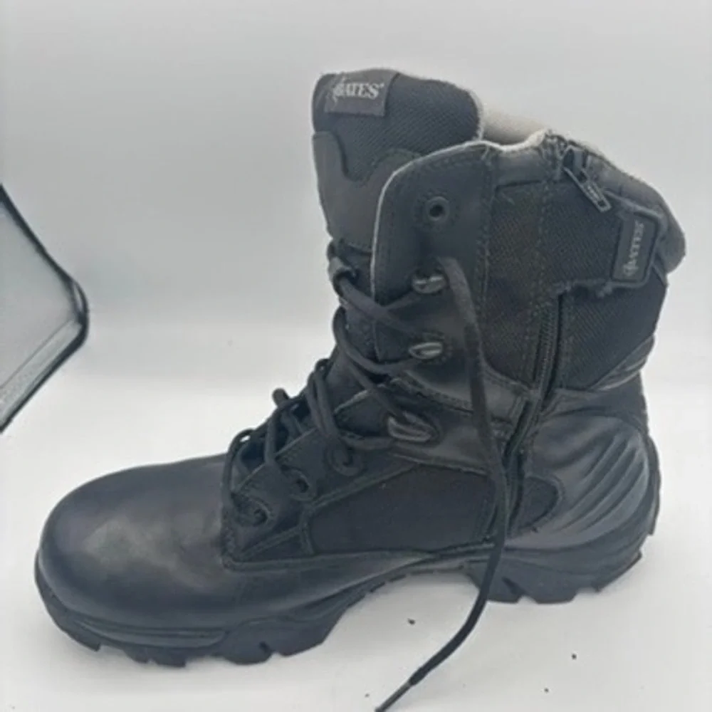 Bates Tactical Boots Mens Sz 12 Black GORE-TEX Side Zip Combat Work